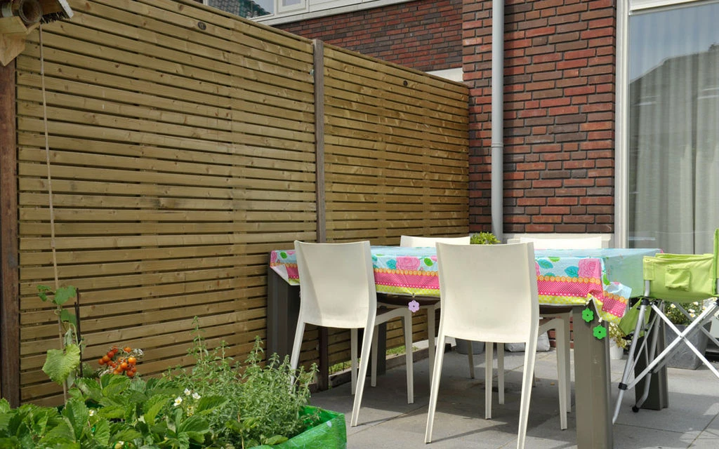 Tuinscherm Vuren Rhombus Groen Geïmpregneerd 90 x 180 cm - Afbeelding 6