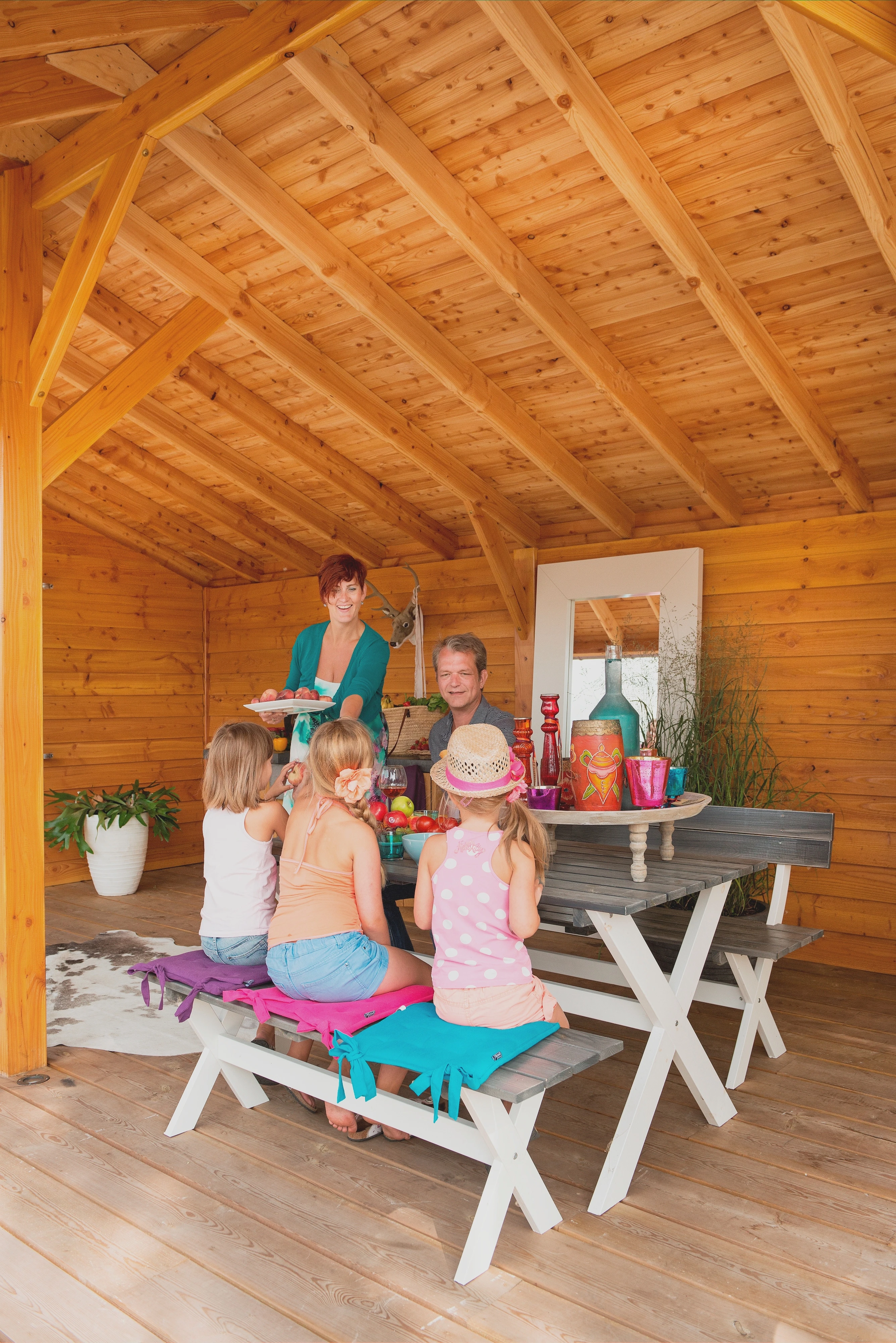 Douglas Zweeds Rabat 2.1 x 16.5 cm (21 x 165 mm) Groen Geïmpregneerd - Lengte 500 cm - Afbeelding 2