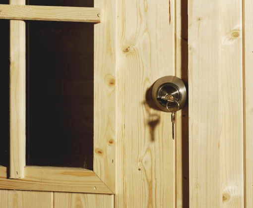 Woodlands Blokhut Base 385 x 295 cm - Afbeelding 1