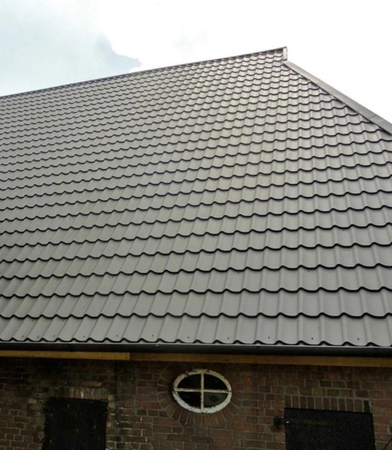 ArcelorMittal Dakpanplaat Luna 9005 Zwart Glans - Lengte 250 cm - Afbeelding 4