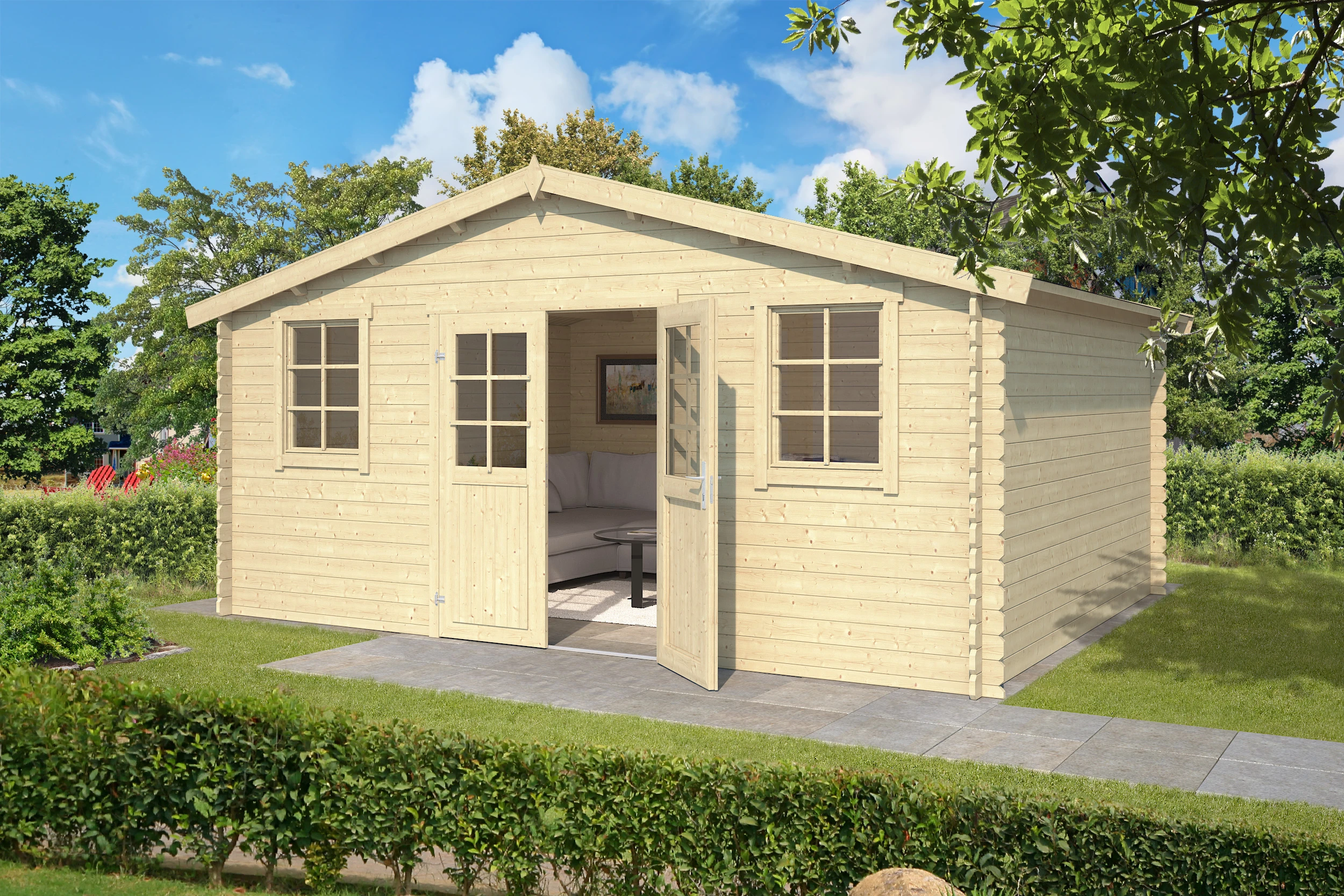 Outdoor Life Blokhut Udo 480 x 300 cm - Afbeelding 3