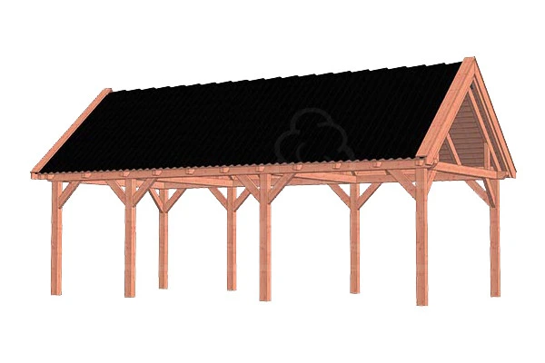 Trendhout Douglas Overkapping Zadeldak XL 815 x 440 cm - Afbeelding 1