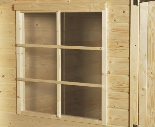 Woodlands Blokhut Base Groen Geimpregneerd 385 x 295 cm - Afbeelding 3