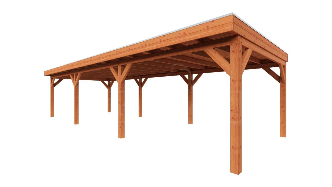 Trendhout Overkapping Refter Douglas - 1080 x 400 cm - Afbeelding 1