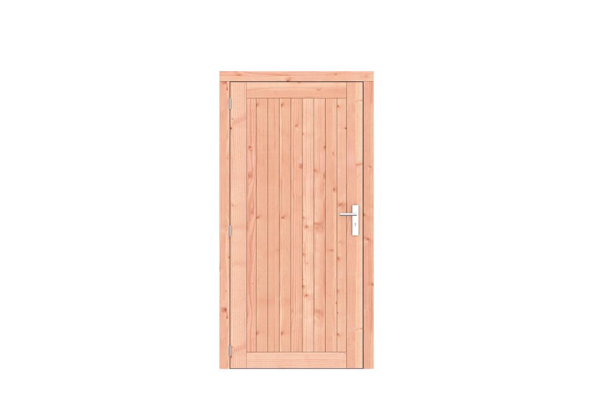 Douglas enkele deur dicht Prestige - 108 x 209 cm - Kleurloos Geimpregneerd - Linksdraaiend - Afbeelding 1