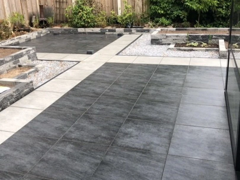 Keramische Tegel Kera Twice Moonstone Black 60 x 60 x 4.8 cm - Afbeelding 2