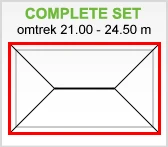 PVC Dakgoot Vierhoekig Dak E100 Zwart 21.24.5 m - Afbeelding 3