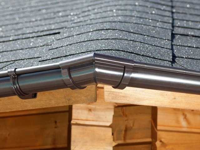 PVC Dakgoot Zeshoekig Dak GD16 Bruin - Afbeelding 1