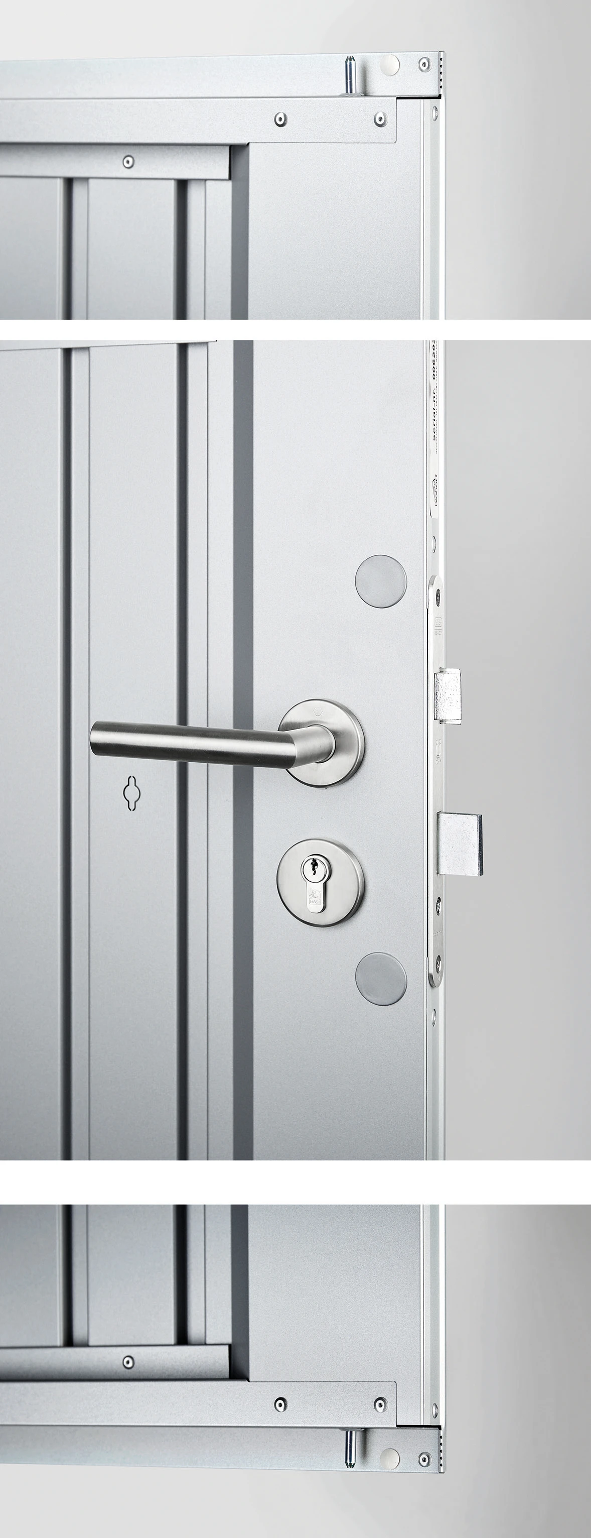 Biohort Berging Avantgarde Enkele Deur Zilver 180 x 260 x 218 cm - Afbeelding 3