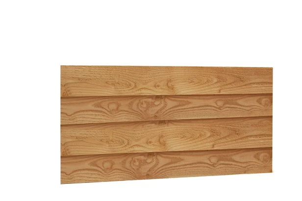 Hillhout Zweeds Rabat Enkelzijdig Wand C met Enkele Deur 278,5 x 232 cm Onbehandeld - Afbeelding 2