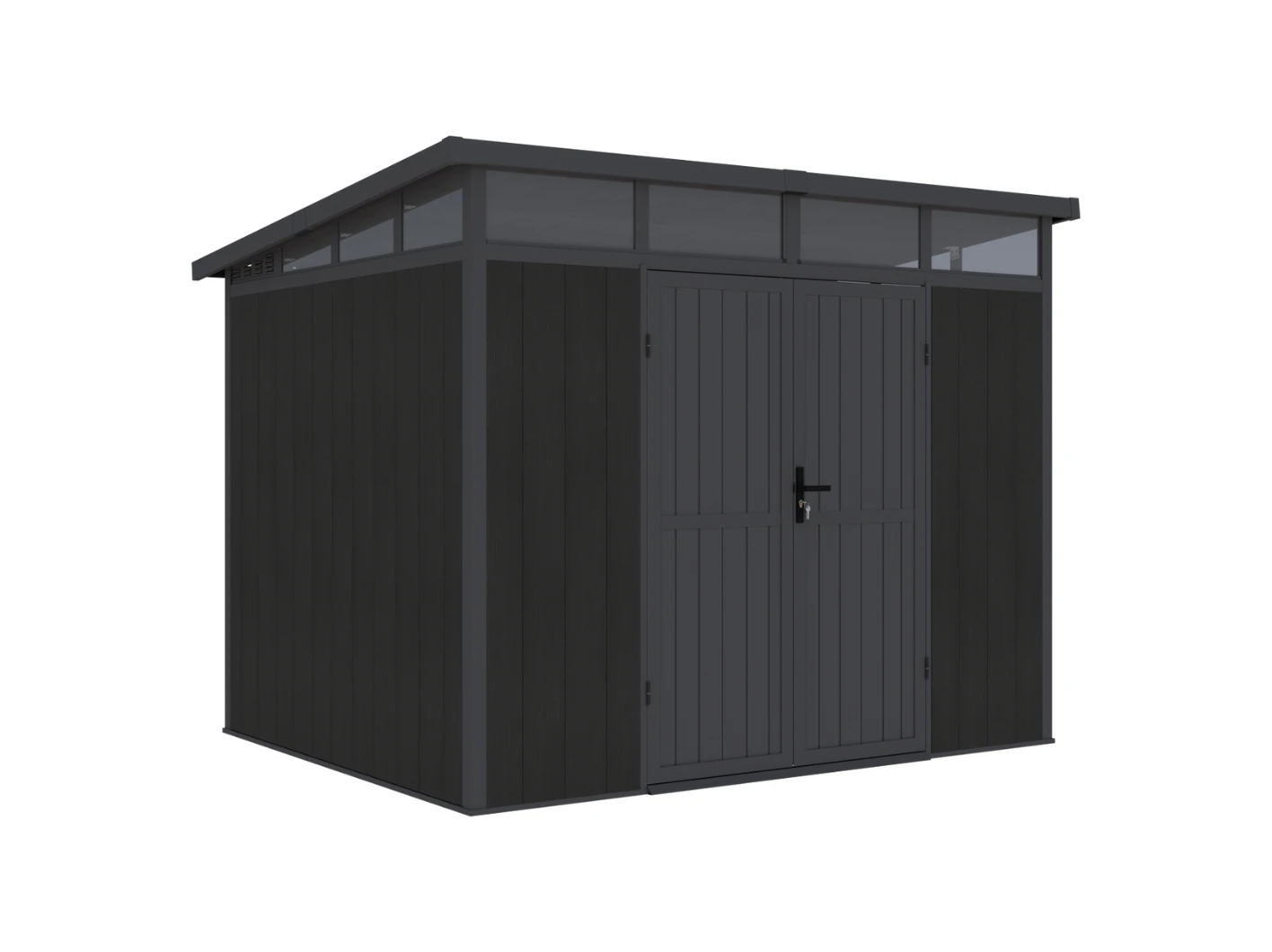 Blokhut Composiet Modern Donkergrijs 280 x 215 cm - Afbeelding 5