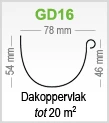 PVC Dakgoot Lessenaarsdak Wit GD16 - Afbeelding 3