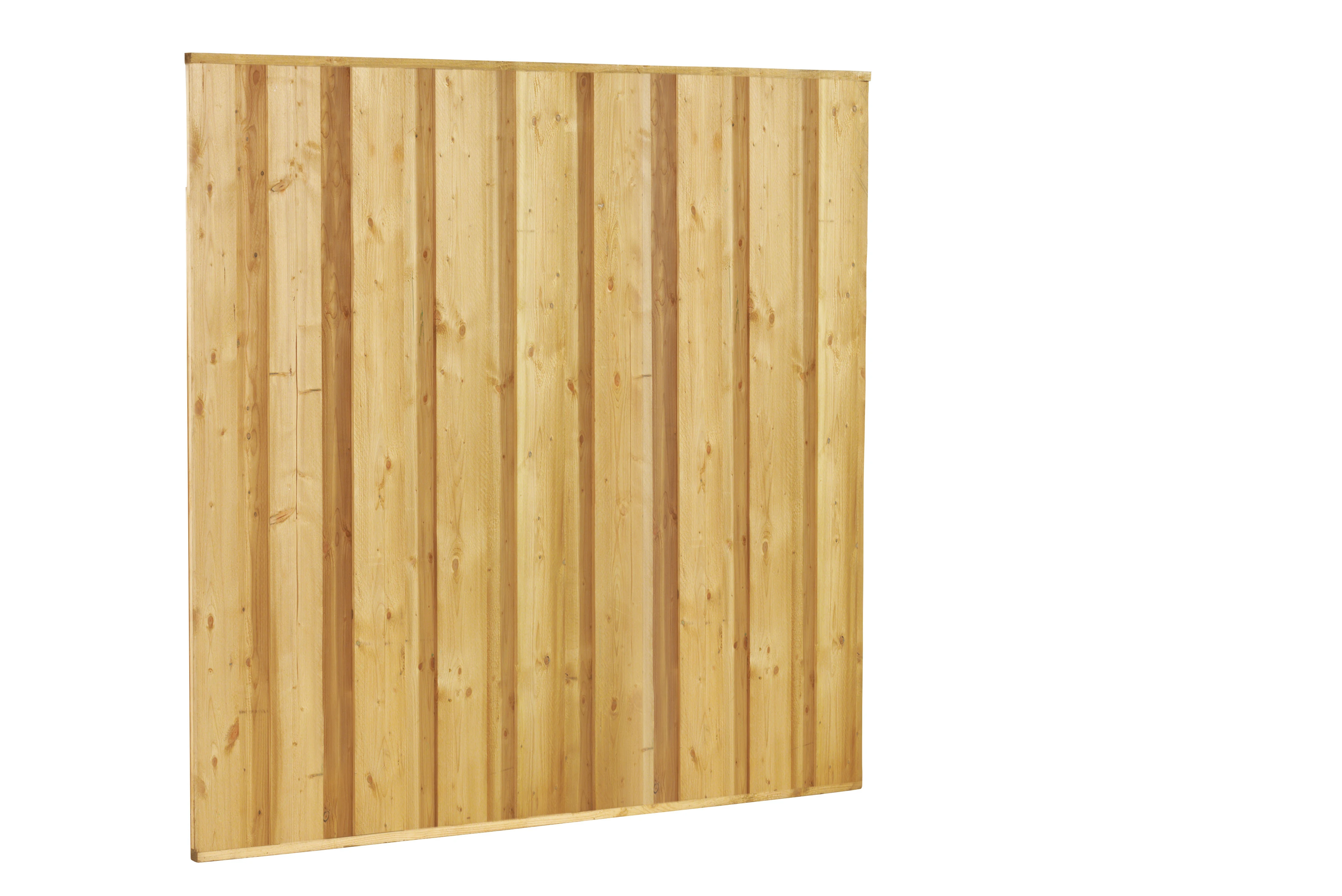 Vuren Beto-dichtplankscherm 180 x 180 cm Groen Geïmpregneerd - Afbeelding 1