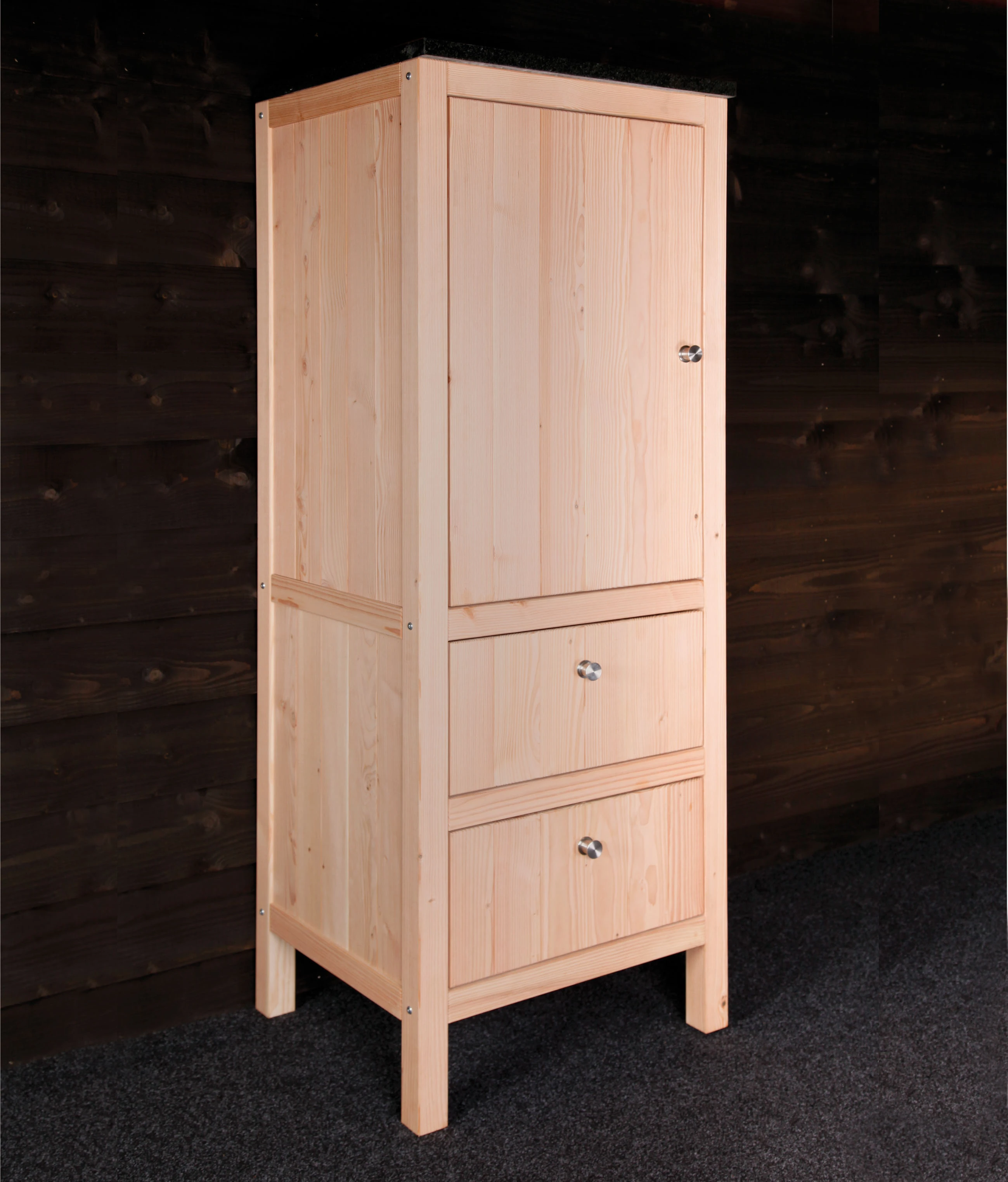 Trendhout Buffet Module H Hoge Koelkast Kast - Afbeelding 1