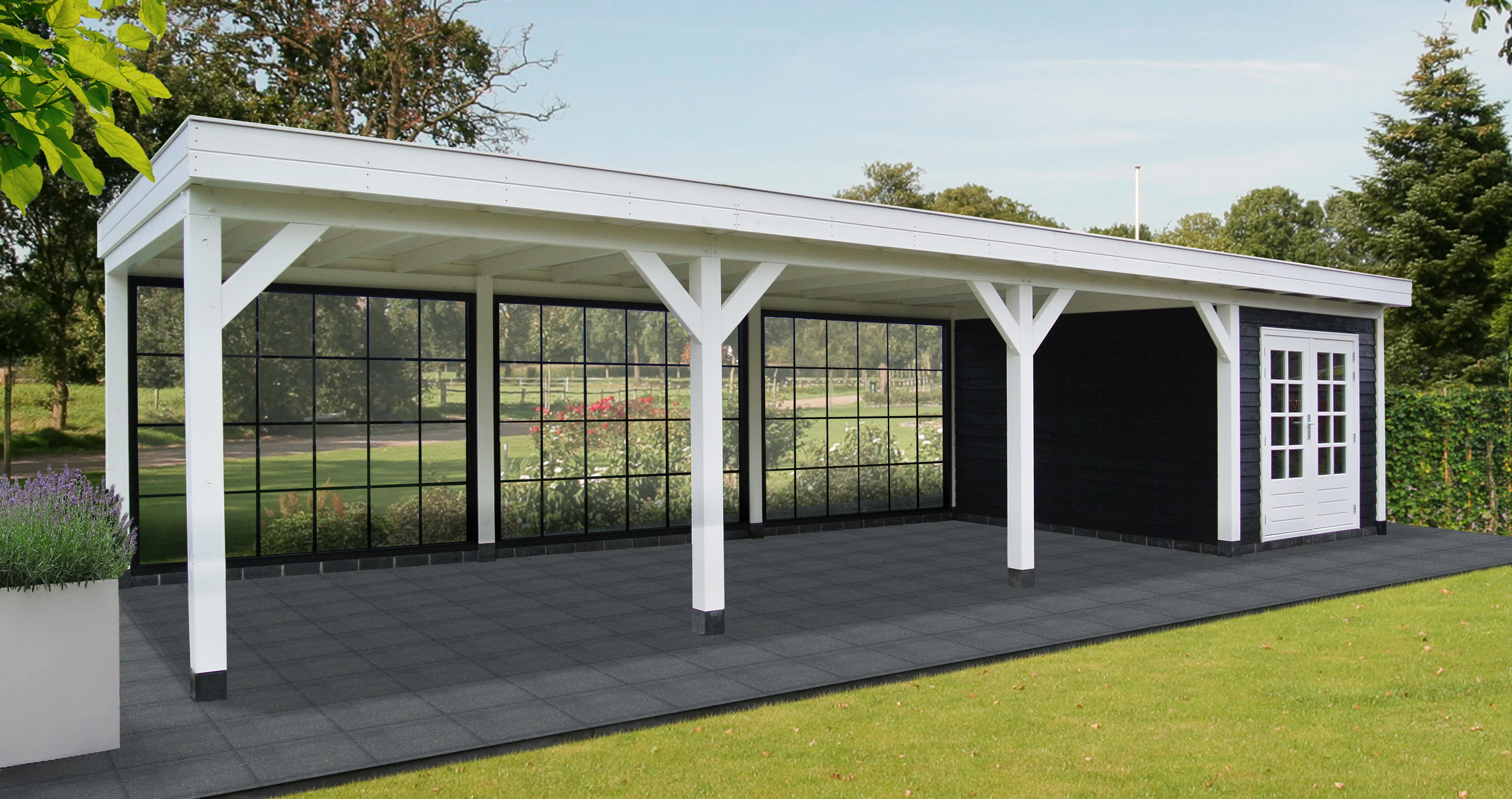 Trendhout Douglas Overkapping Refter 1200 x 400 cm - Afbeelding 2