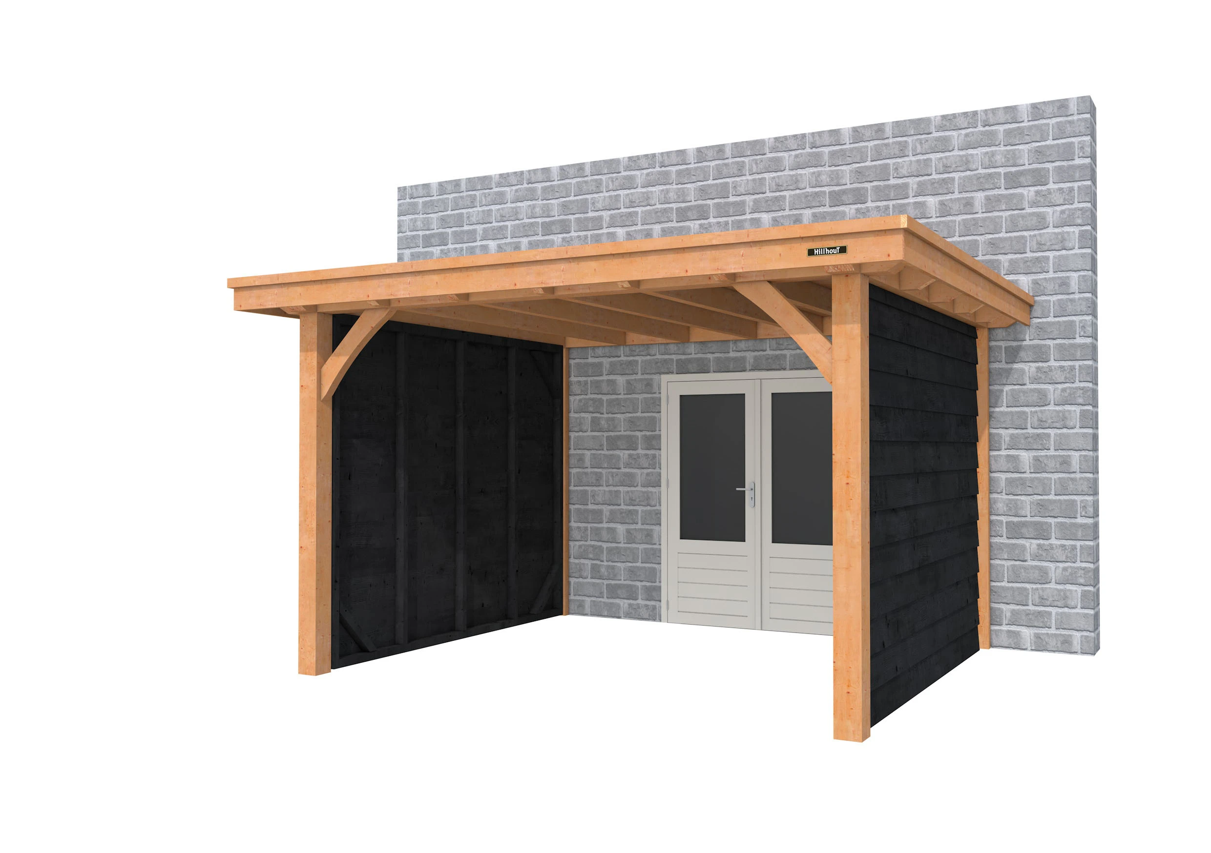 Hillhout Terrasoverkapping Excellent Douglas L 400 x 310 cm - Afbeelding 1