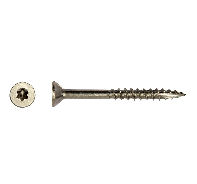 RVS Spaanderplaatschroef Torx 4 x 30 mm - Afbeelding 1