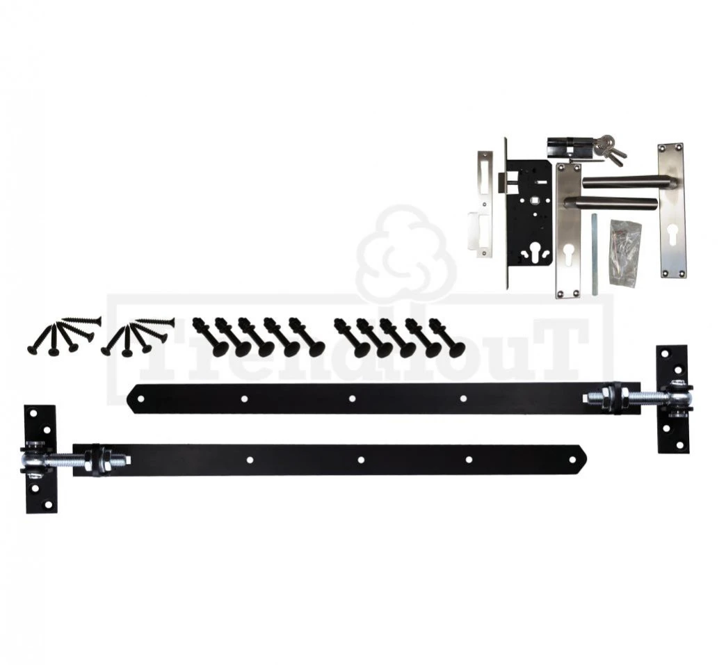 Trendhout Beslagset Zwart - Afbeelding 1