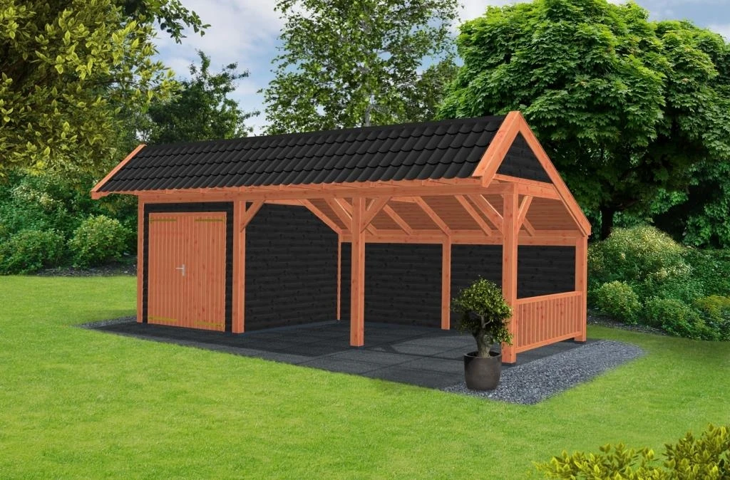 Trendhout Douglas Kapschuur De Stee 740 x 425 cm - Afbeelding 2