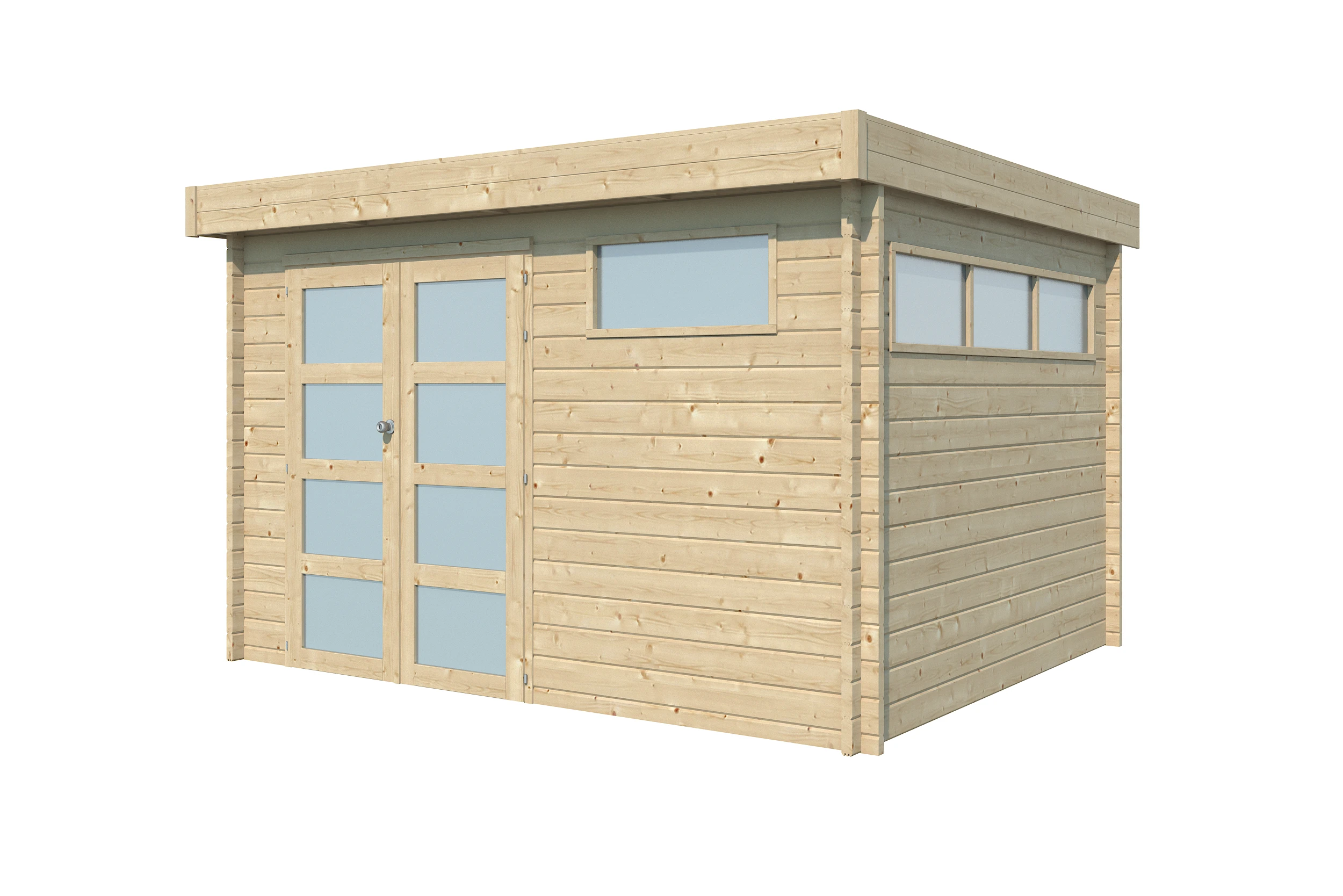 Woodlands Blokhut Modern met Dakisolatie 355 x 295 cm - Afbeelding 8