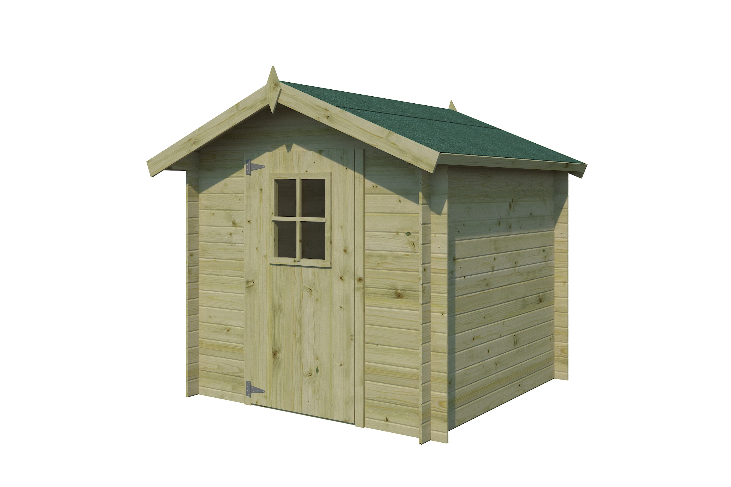 Woodlands Blokhut Luzern Groen Geïmpregneerd 205 x 205 cm - Afbeelding 4