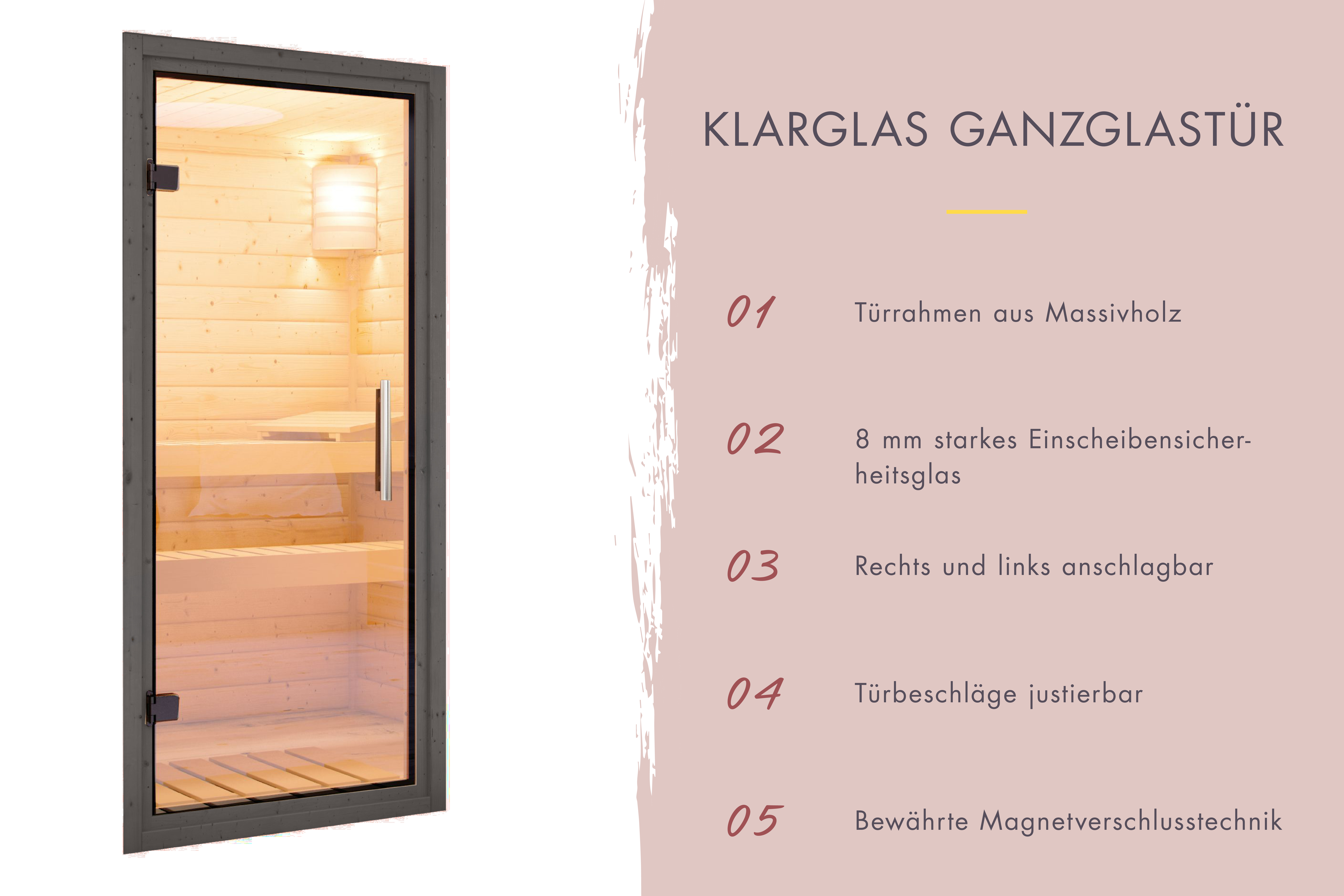 Karibu Sauna Culemborg Bio Combi 220 x 288 x 244 cm - Afbeelding 17
