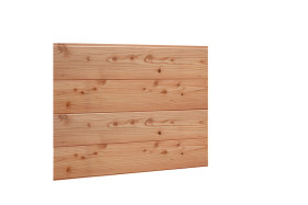 Hillhout Blokhutprofiel Wand Dubbele Deur 328,5 x 234 cm Wit Gespoten - Afbeelding 1