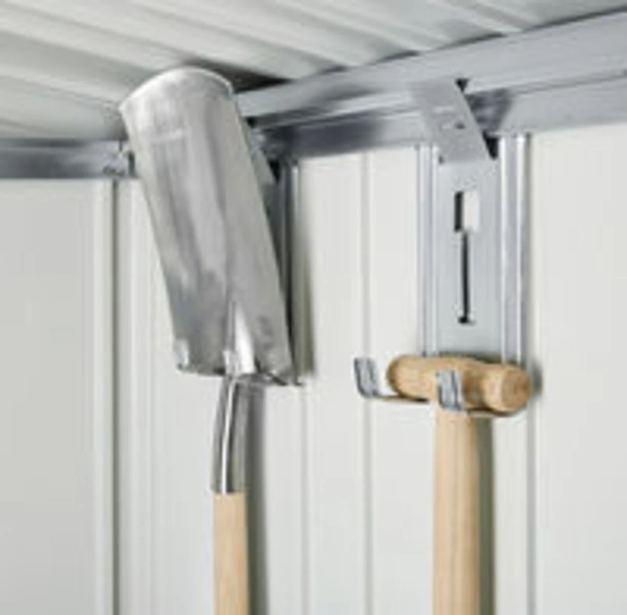 Biohort Berging Avantgarde Enkele Deur Zilver 180 x 220 x 218 cm - Afbeelding 8