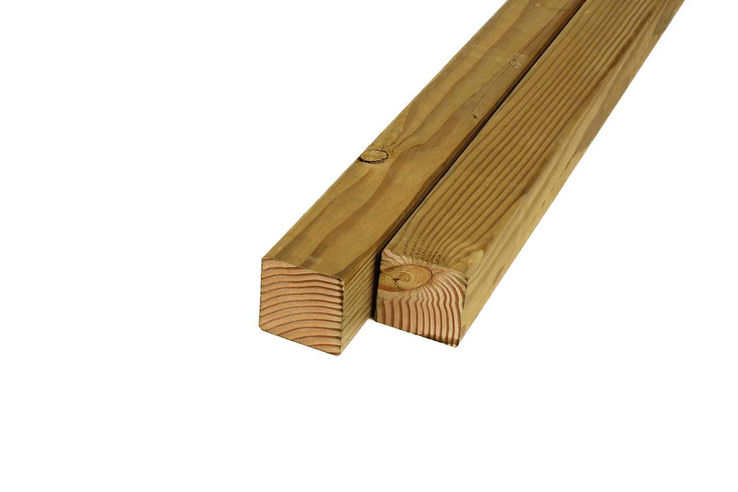 Douglas Paal 6.5 x 6.5 cm (65 x 65 mm) Geschaafd Geïmpregneerd - Lengte 300 cm - Afbeelding 1