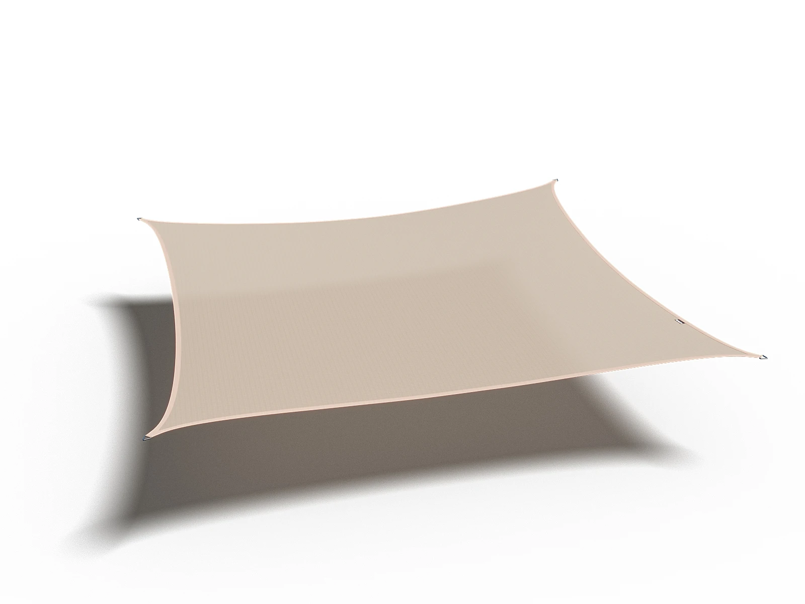 Platinum Schaduwdoek Vierkant 360 cm Gebroken Wit - Afbeelding 5