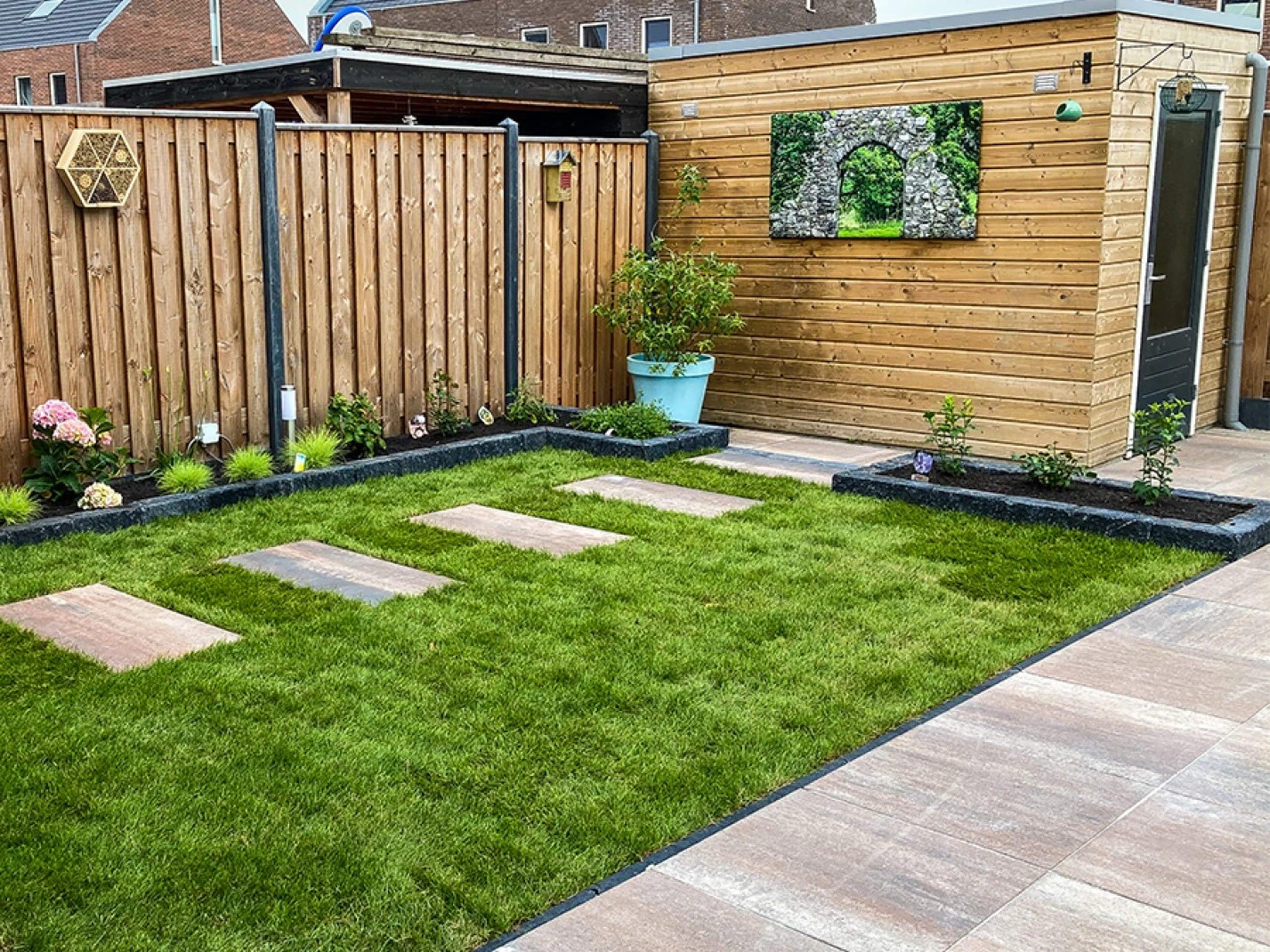 Betontegel 60 x 60 x 4 cm (600 x 600 x 40 mm) 60plus Soft Comfort Violetto - Afbeelding 2