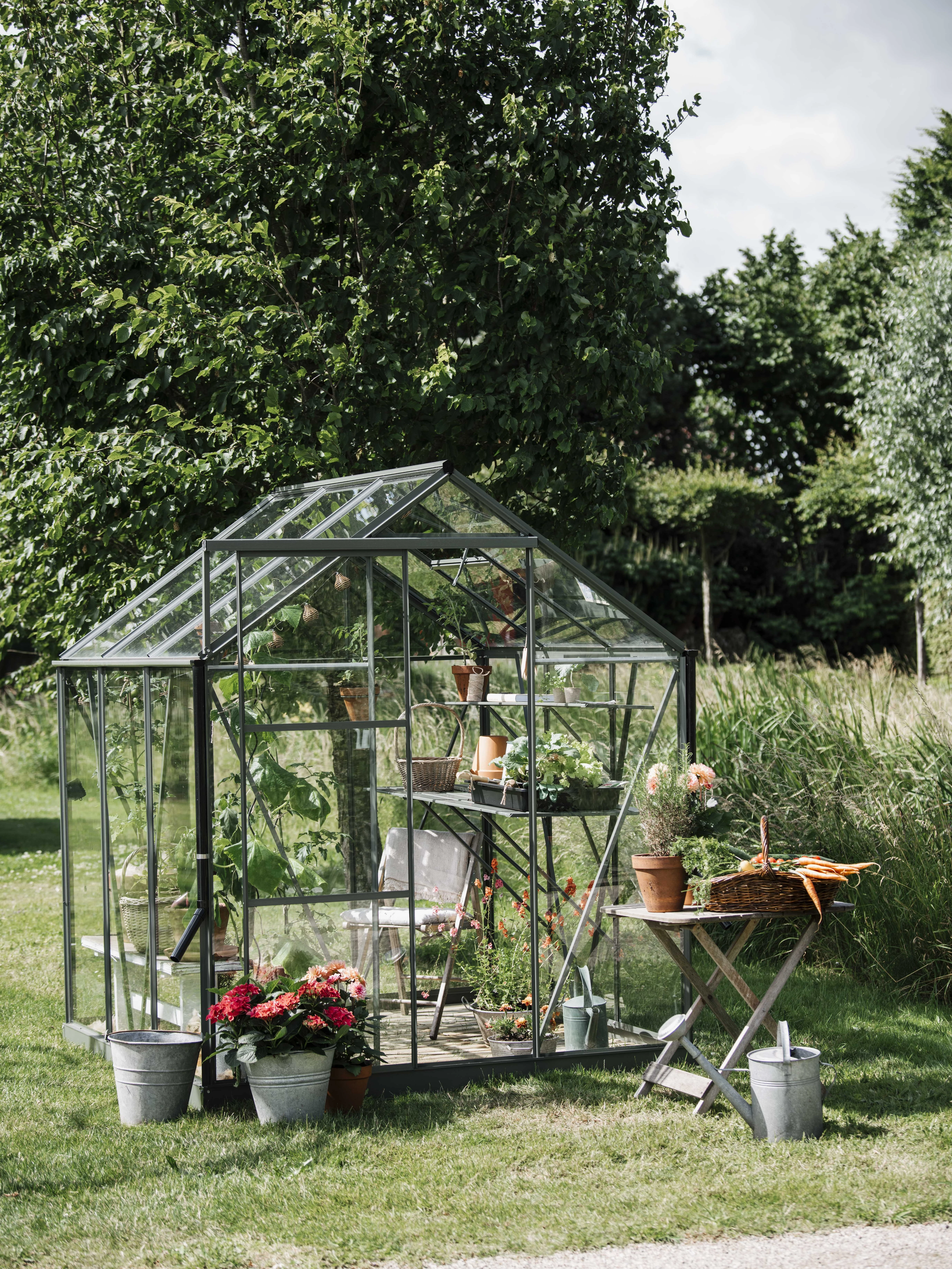 Royal Well Tuinkas Kate I 192 x 192 cm Groengrijs - Afbeelding 1