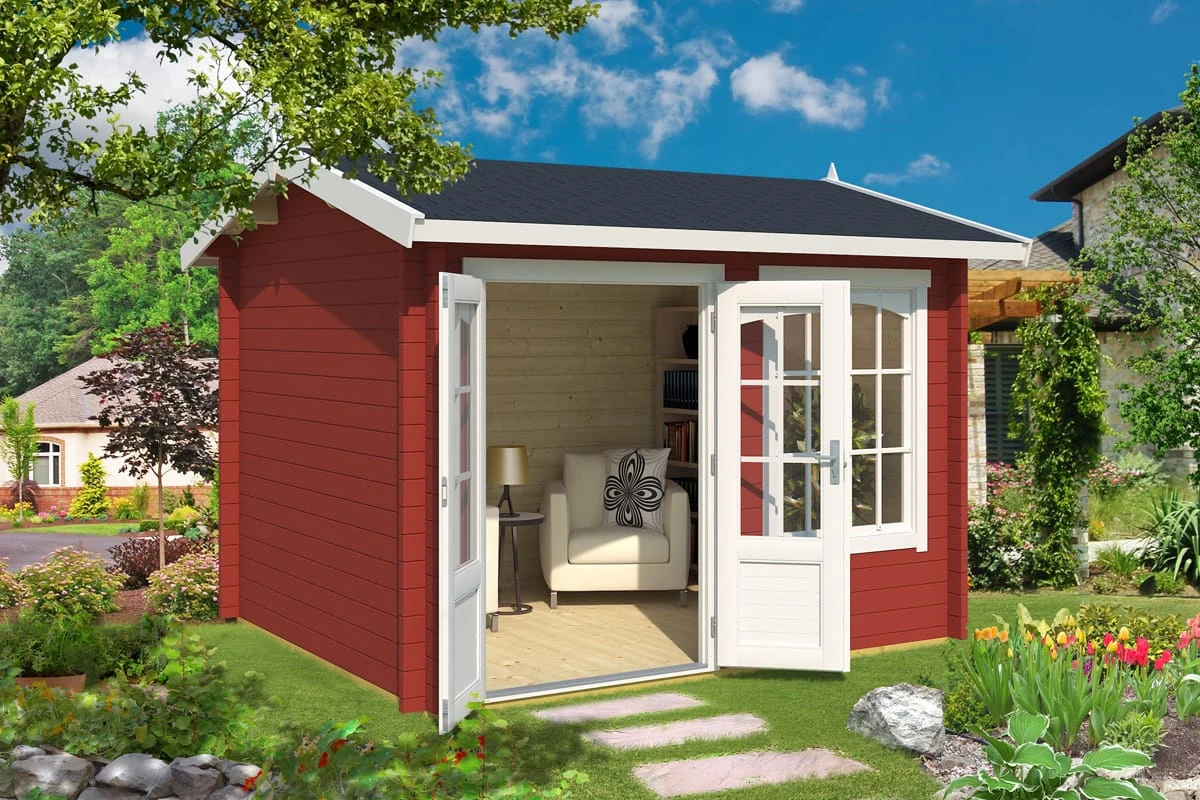 Tuinhuis Alex Swedenred 300 x 250 cm - Afbeelding 1