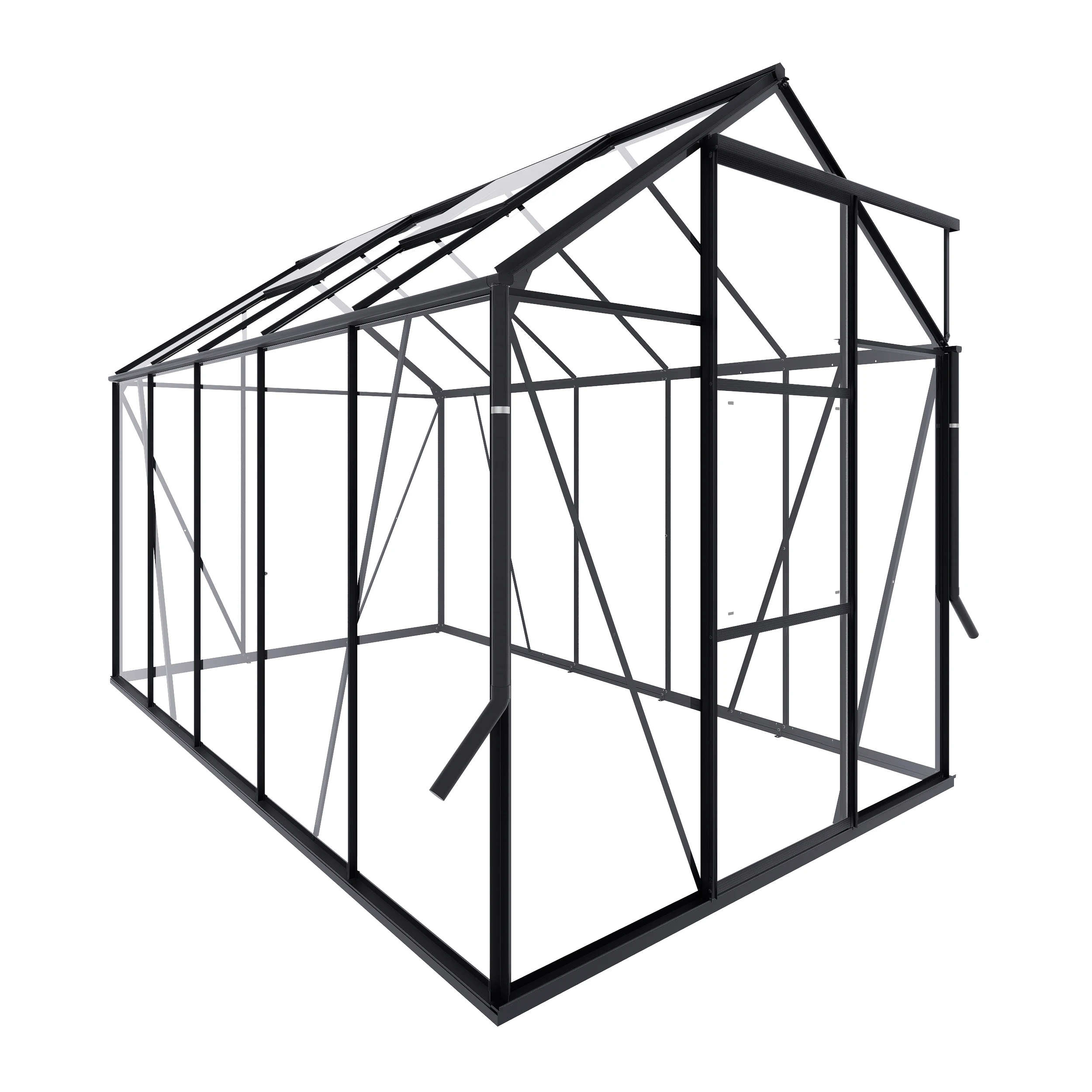 Royal Well Tuinkas Kate III Full Options 192 x 314 cm Zwart - Afbeelding 2