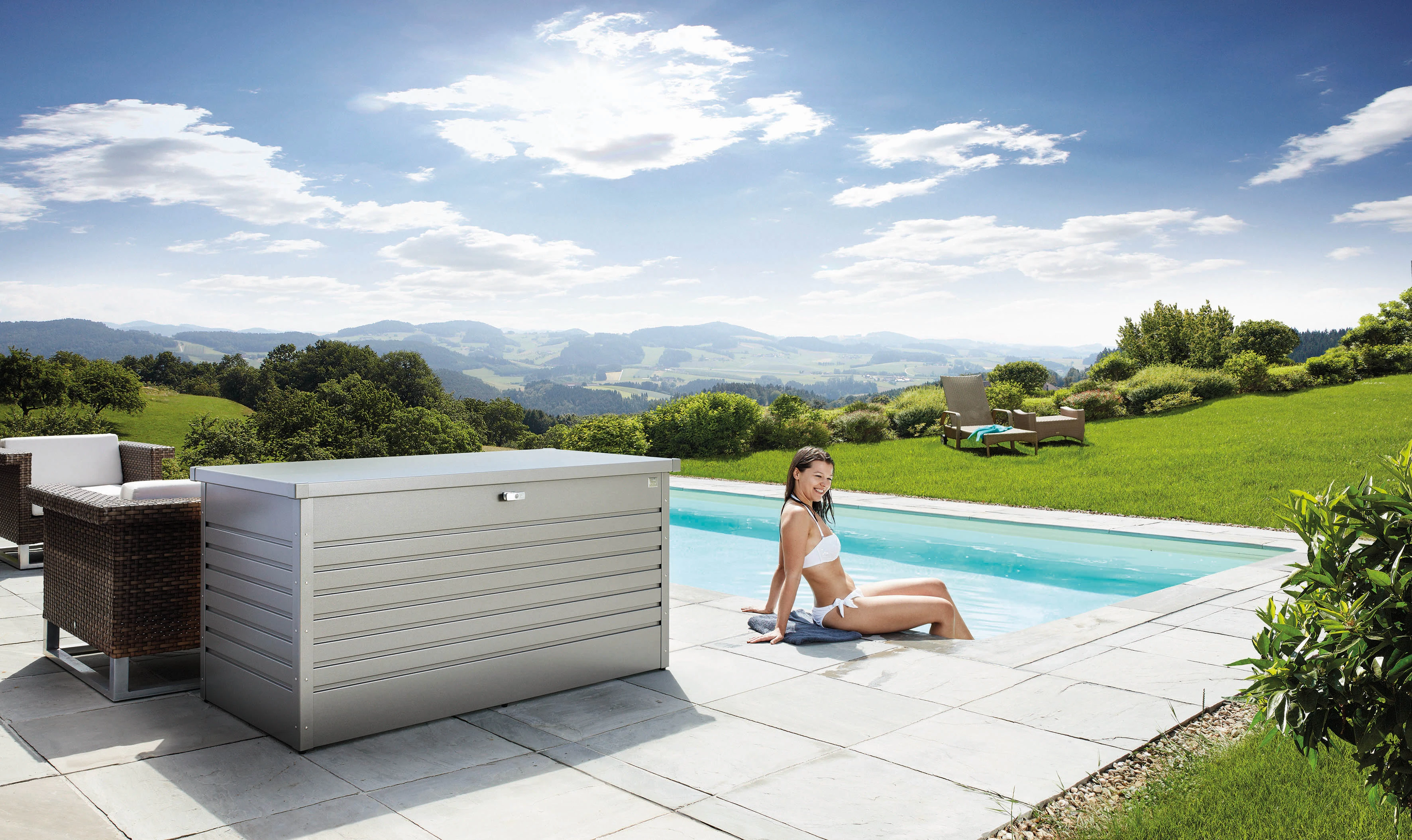 Biohort HobbyBox kwartsgrijs 181 x 79 cm - Afbeelding 3