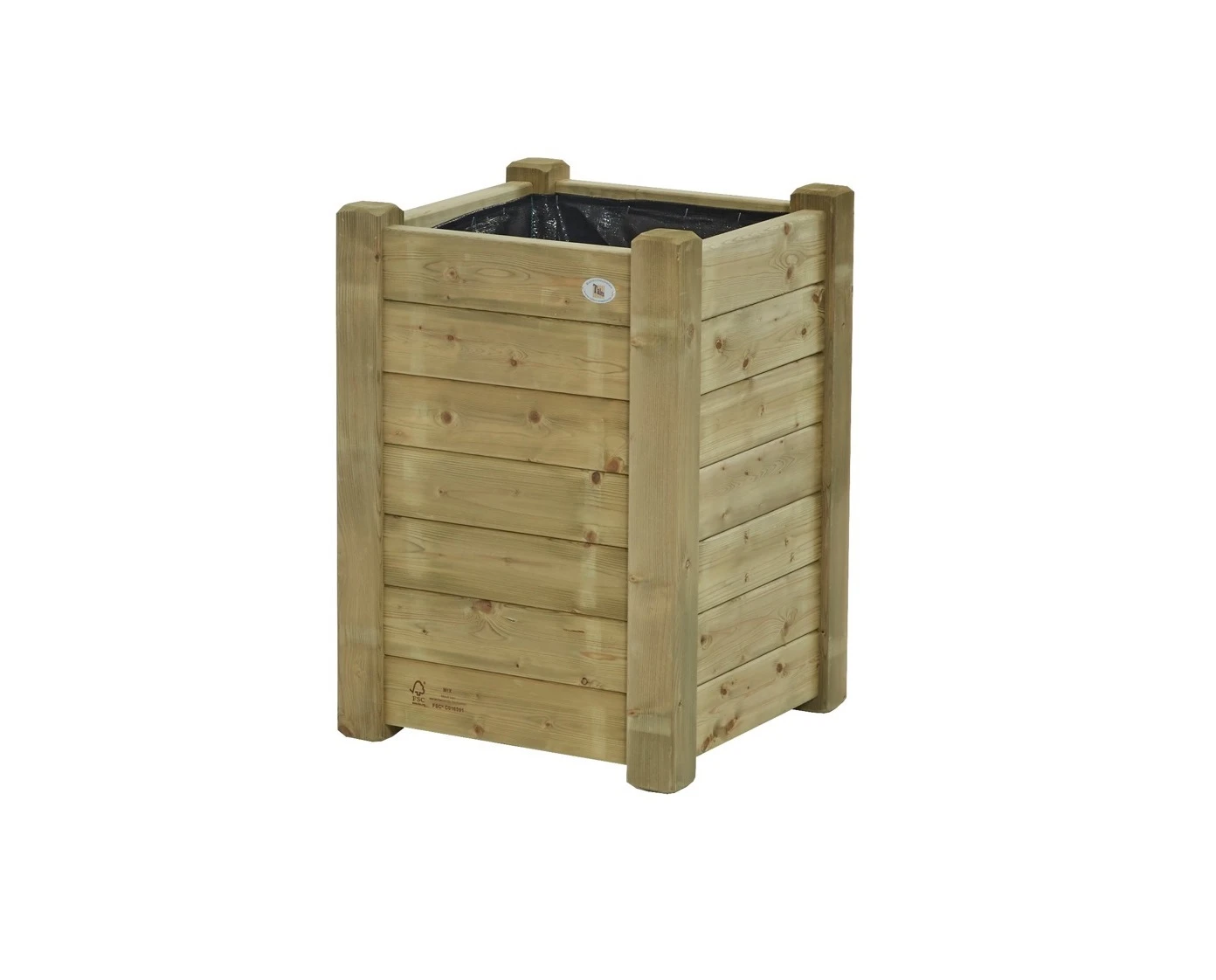 Talen Vuren Bloembak 50 x 50 cm - Afbeelding 1