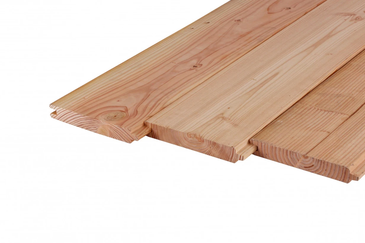 Douglas Blokhutprofielplank 2.8 x 19.5 cm (28 x 195 mm) Geschaafd - Lengte 500 cm - Afbeelding 3