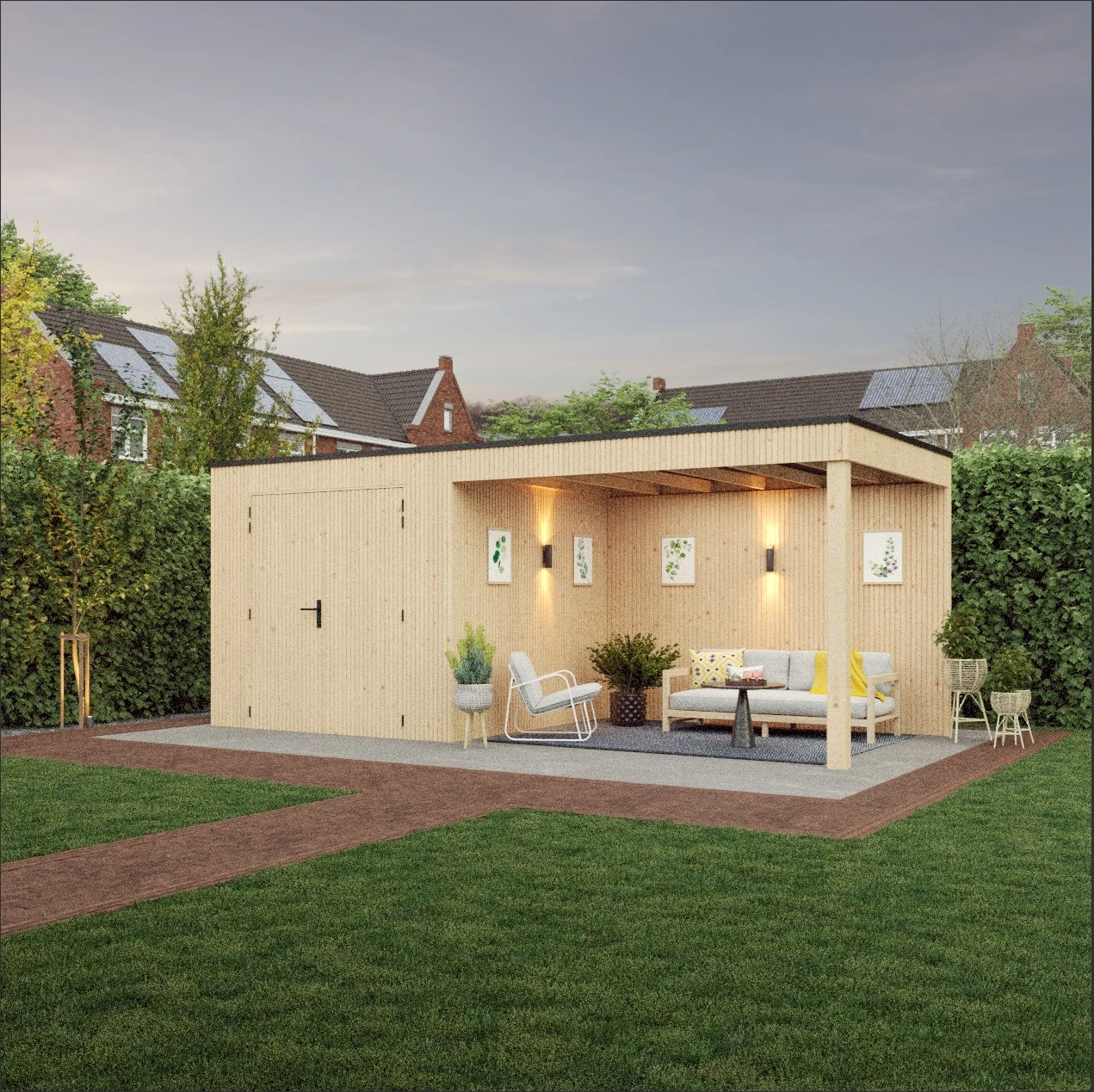 Douglas Overkapping Rhombus 350 x 250 cm - Afbeelding 1