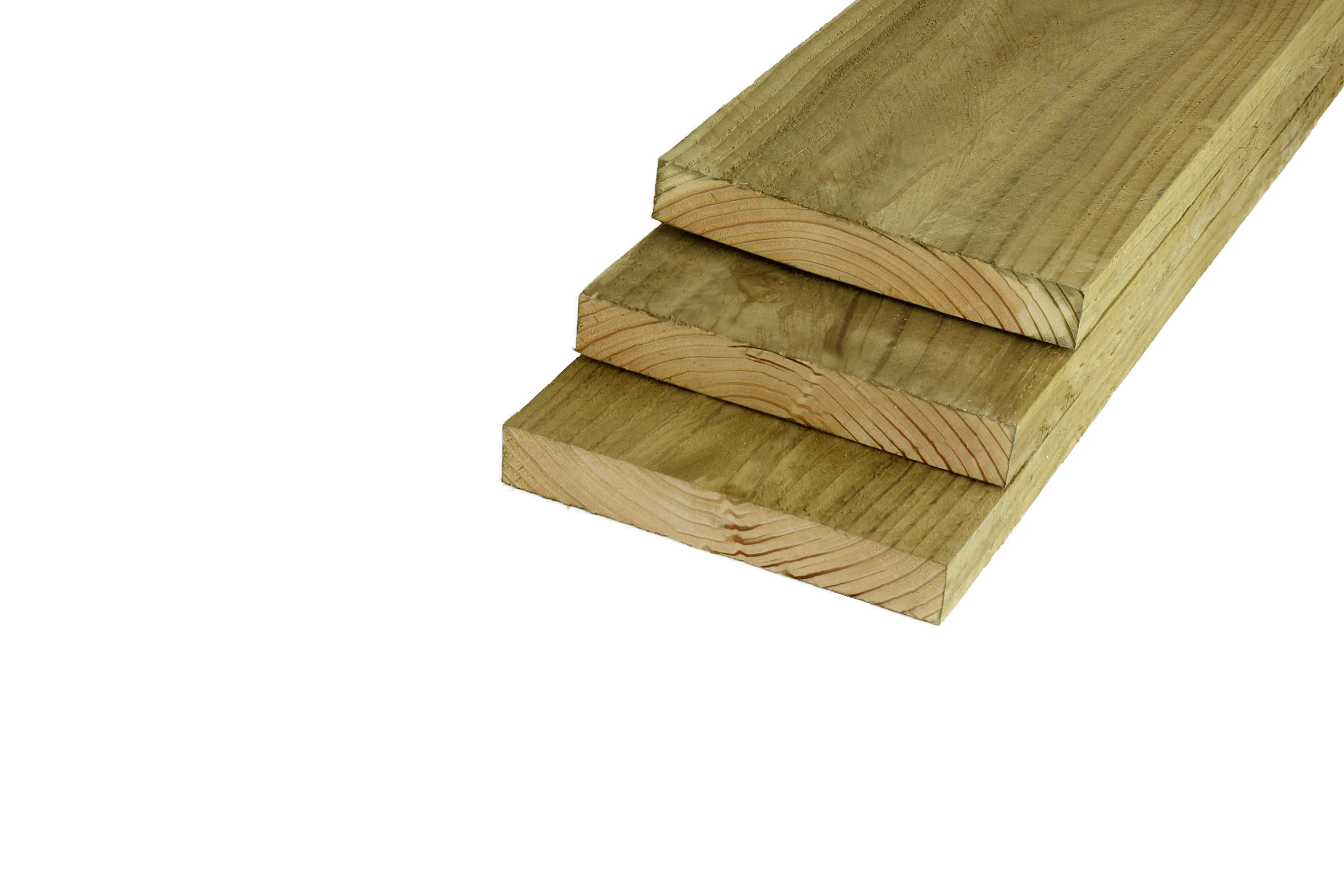 Douglas Steigerplank 3.2 x 20 cm (32 x 200 mm) Fijnbezaagd Geïmpregneerd - Lengte 400 cm - Afbeelding 3