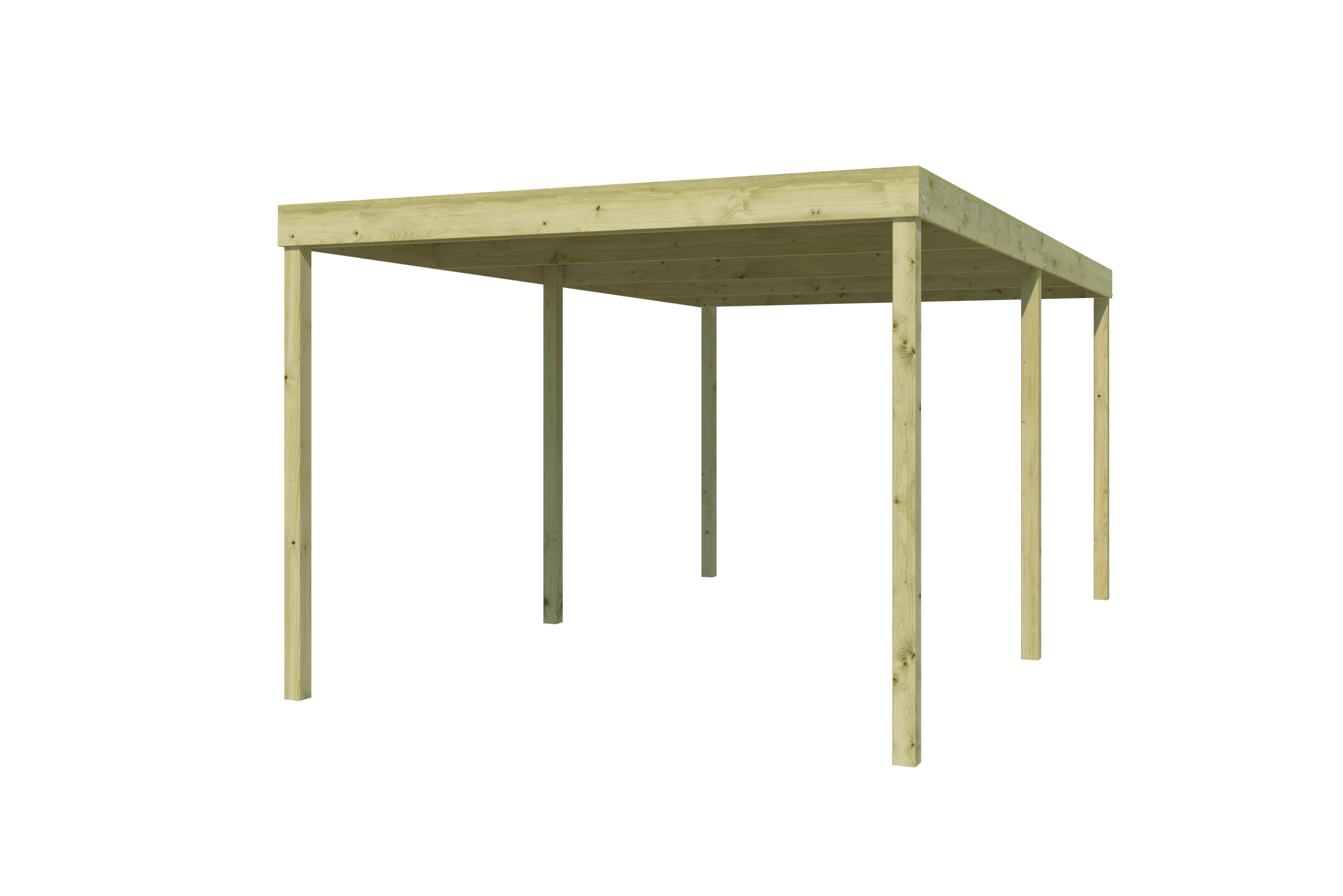 Woodlands Carport Q-Line Budget 302 x 502 cm - Afbeelding 1
