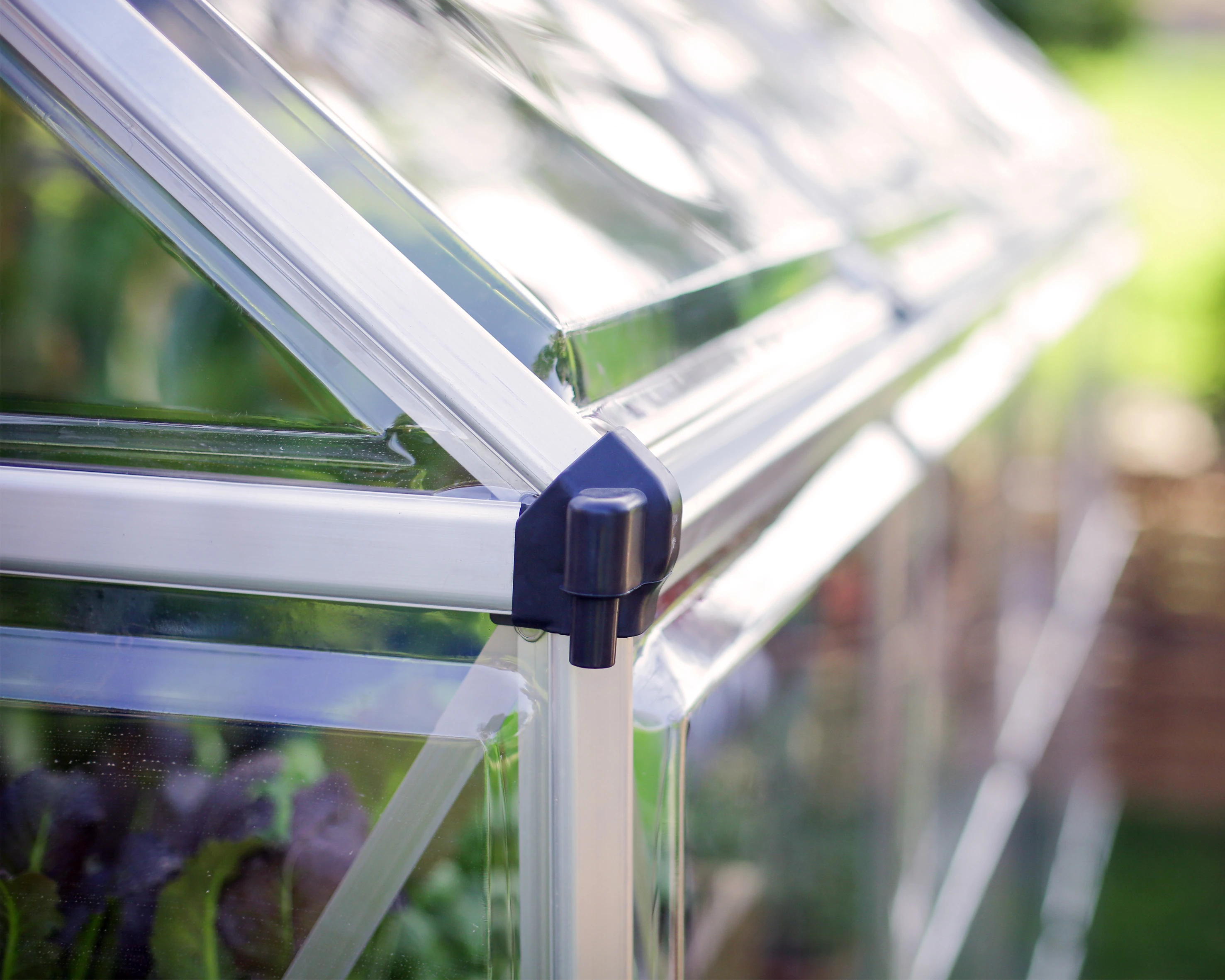 Palram Canopia Tuinkas Harmony 185 x 305 cm Zilver - Afbeelding 8