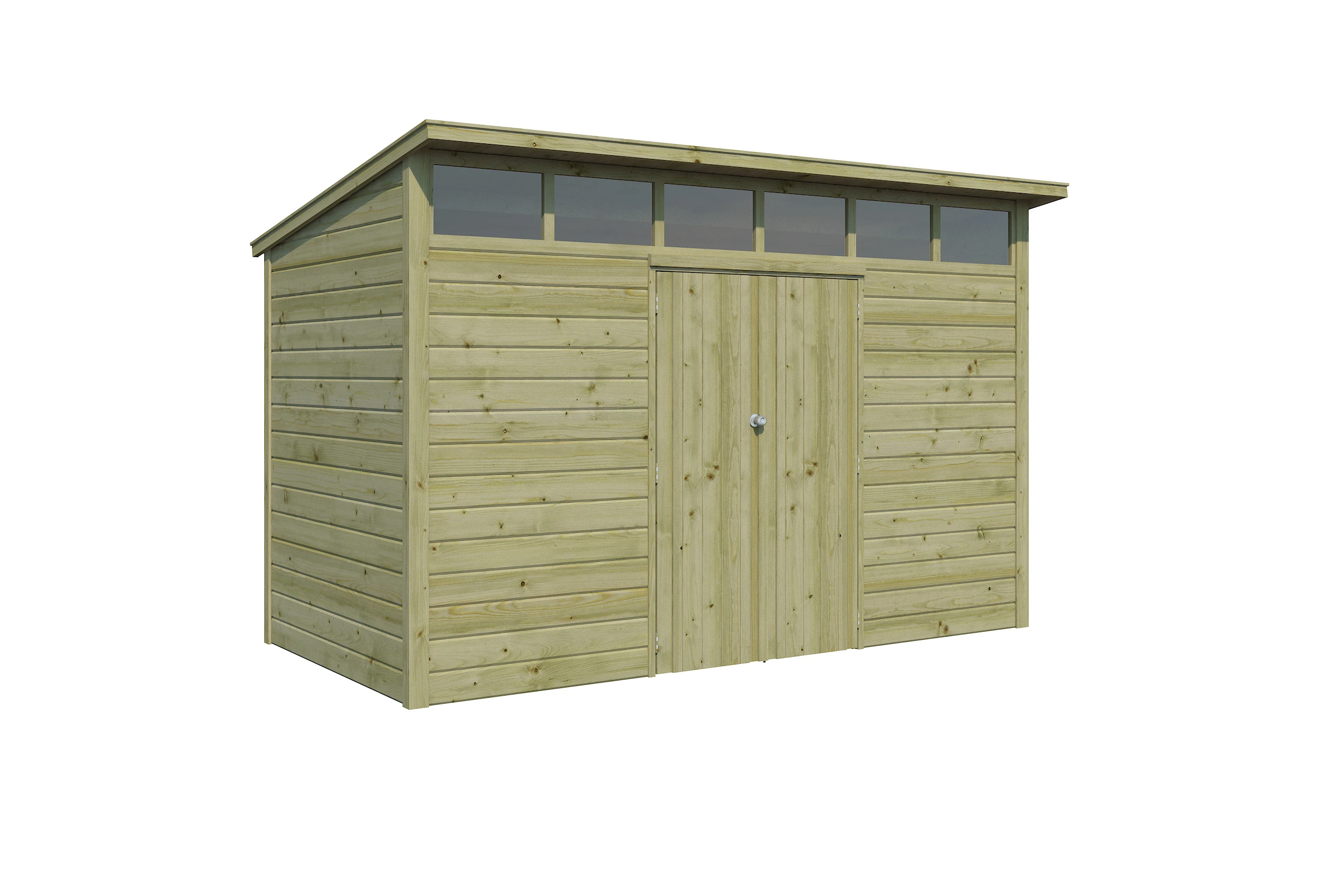 Woodlands Blokhut Q Line Groen Geïmpregneerd 360 x 180 cm - Afbeelding 6