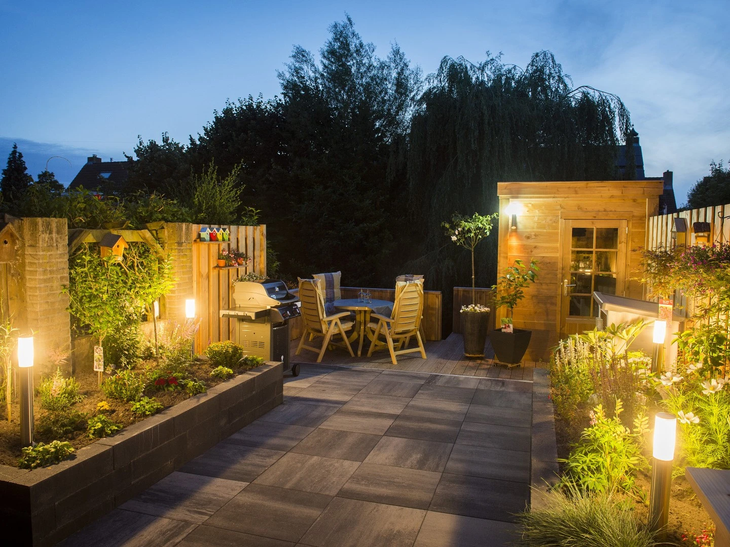 Betontegel 60plus Soft Comfort 60 x 60 x 4 cm (600 x 600 x 40 mm) Grijs/Zwart - Afbeelding 2