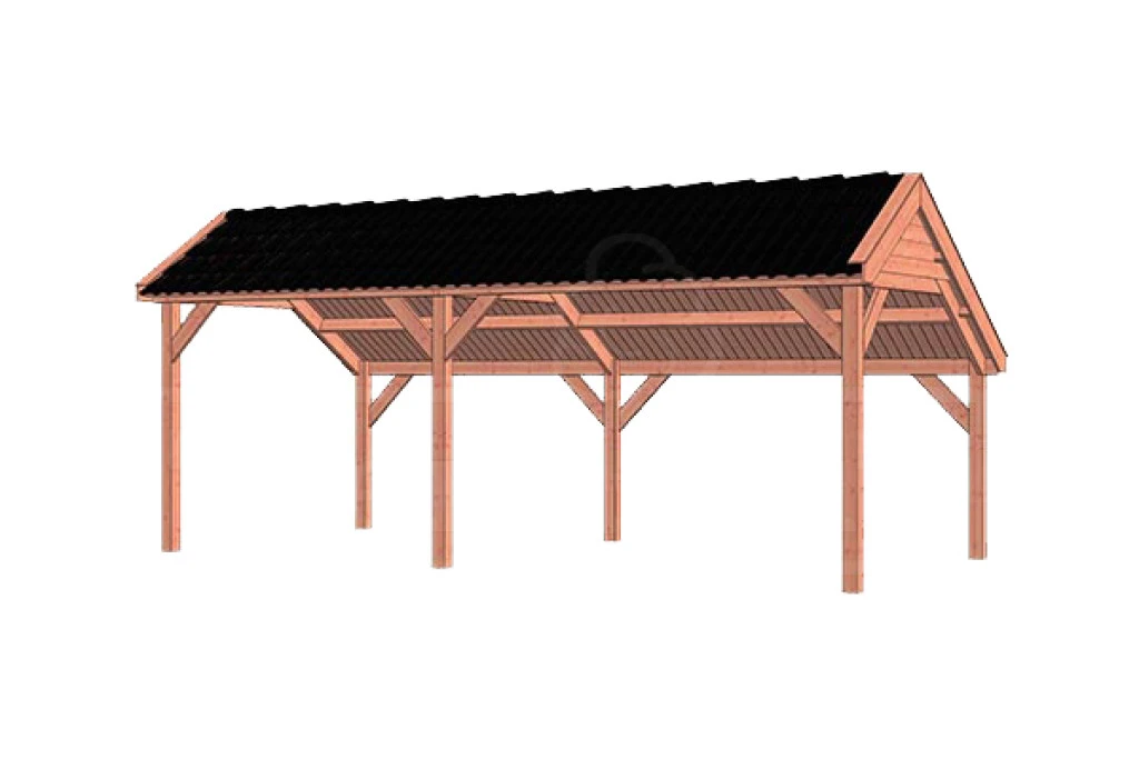 Trendhout Kapschuur De Deel - 680 x 340 cm - Afbeelding 1