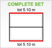 Zinken Dakgoot Zadeldak Type 125 - Lengte 340-510 cm - Afbeelding 4