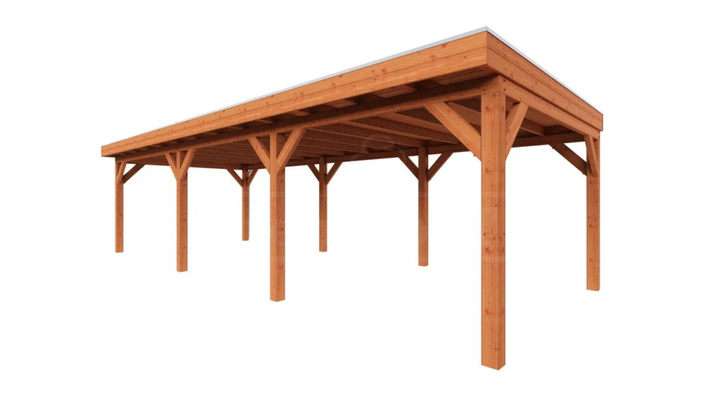 Trendhout Douglas Overkapping Refter 955 x 400 cm - Afbeelding 1