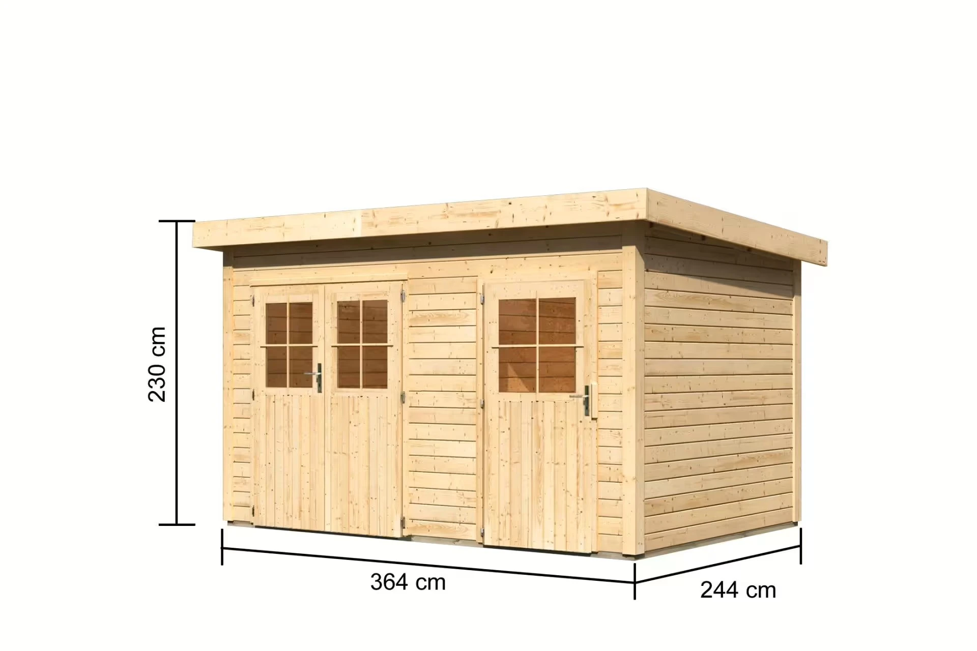 Karibu Tuinhuis Tintrup 364 x 244 cm - Afbeelding 3