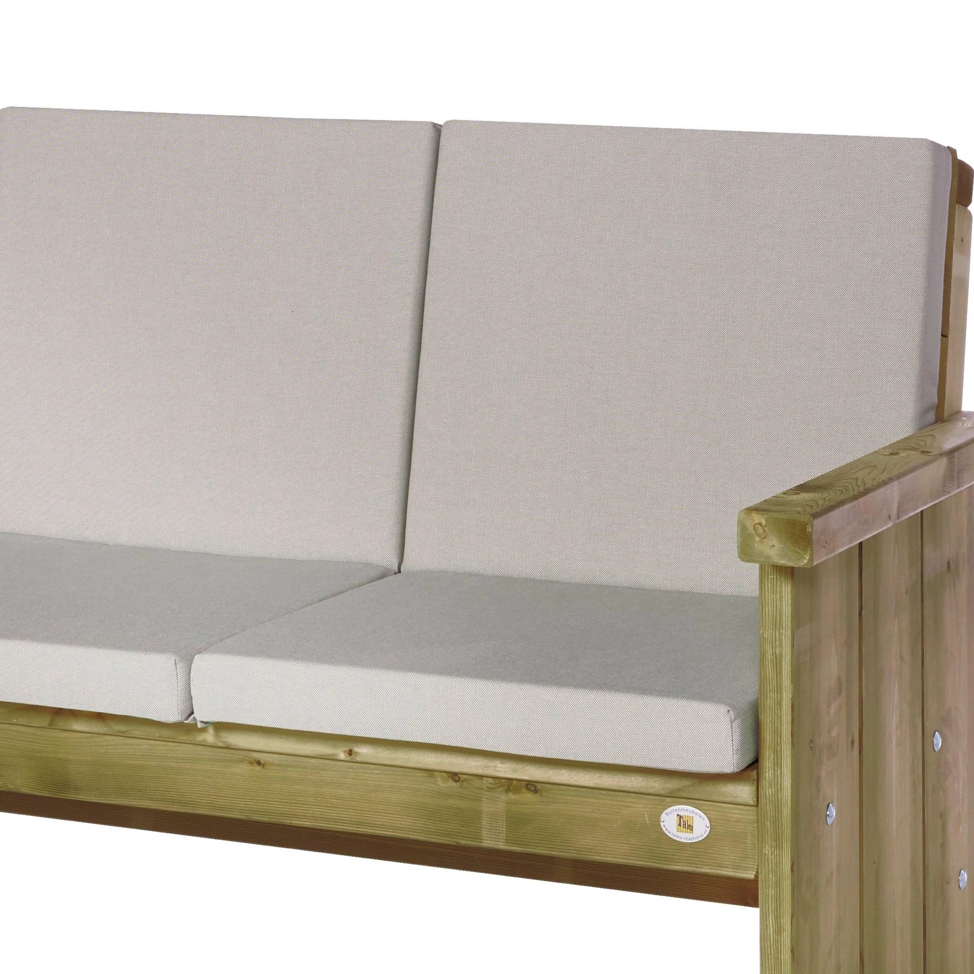 Talen Kussen voor Tweezitsbank Zeist & Lisse Taupe - Afbeelding 2