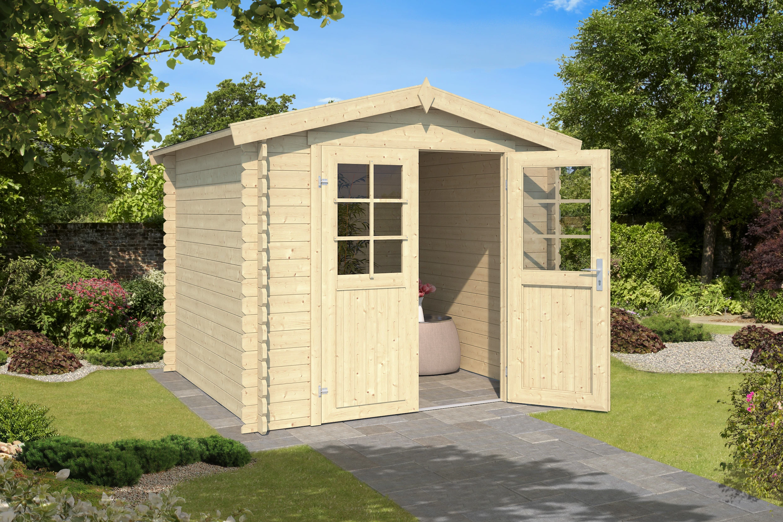 Outdoor Life Blokhut Ingo 230 x 175 cm - Afbeelding 2