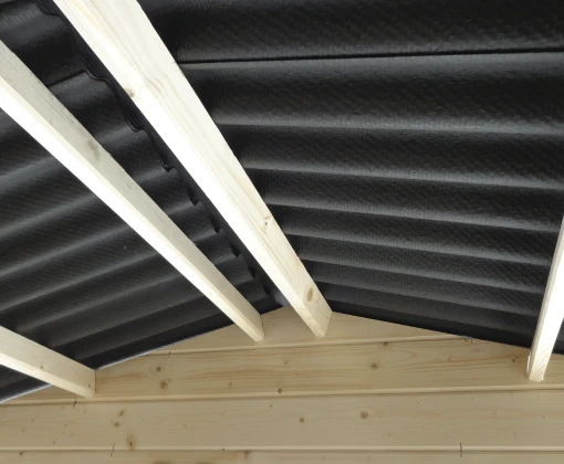 Woodlands Blokhut Zurich 295 x 295 cm - Afbeelding 5